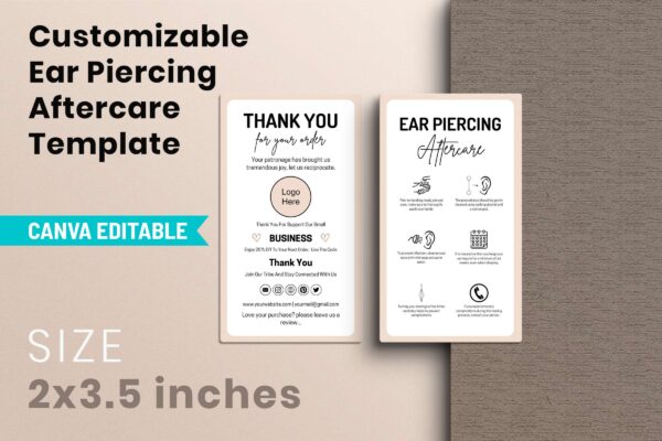 Customizable ear piercing aftercare - image 7