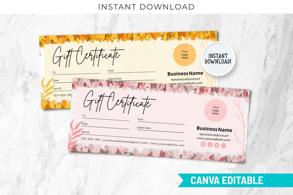 DIY Printable Gift Voucher Certificate DIY Printable Gift Voucher Certificate