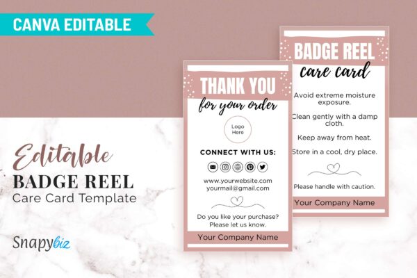 Editable Badge Reel Care Card Template Cc 53 Feature Images 2 Editable badge reel care card template - image 3
