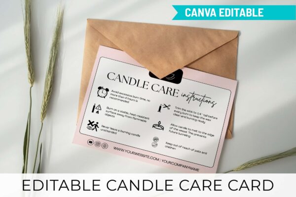 Editable Candle Care Card Cc 87 Feature Images 10 Editable candle care card template - image 11