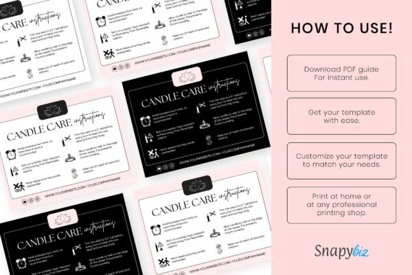 Editable Candle Care Card Cc 87 Feature Images 8 Editable candle care card template - image 9