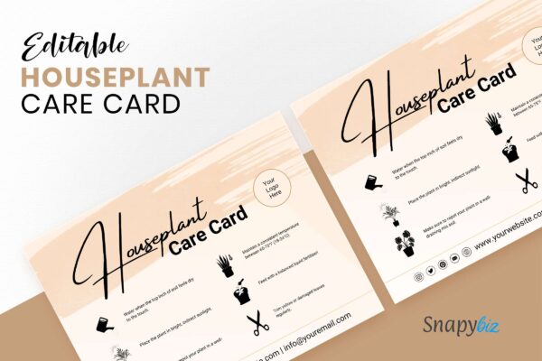 Editable Houseplant Care Card Feature Images 3 1 Editable houseplant care card template - image 4