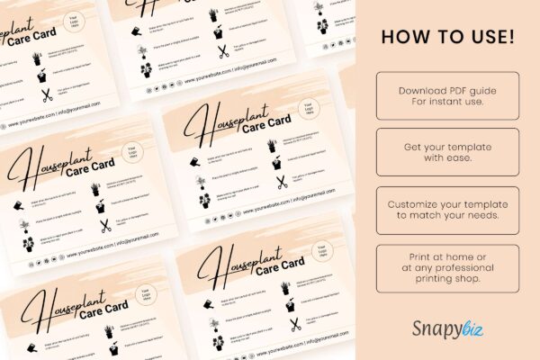 Editable Houseplant Care Card Feature Images 8 1 Editable houseplant care card template - image 9