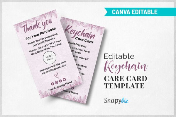 Editable Keychain Care Card Template Cc 41 Feature Images 10 Editable keychain care card template - image 10