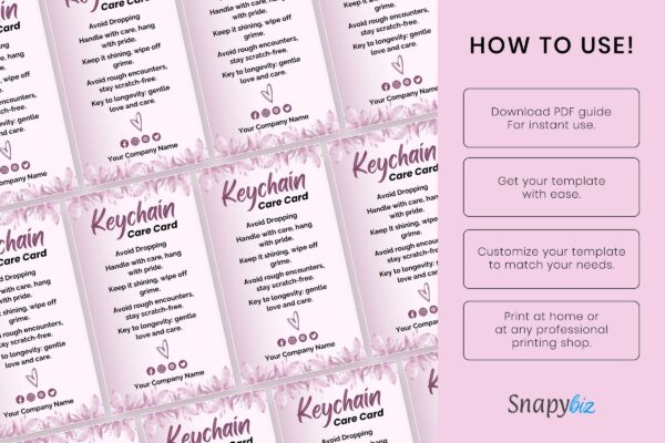 Editable Keychain Care Card Template Cc 41 Feature Images 8 Editable keychain care card template - image 8