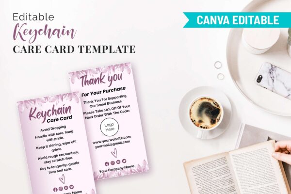 Editable Keychain Care Card Template Cc 41 Feature Images 9 Editable keychain care card template - image 9