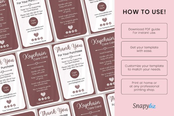 Editable Keychains Care Card Cc 82 Feature Images 8 Keychains care card printable - image 8