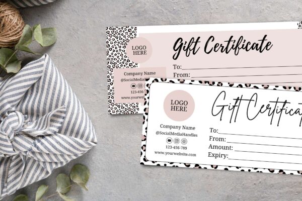 Leopard Gift Certificate Feature Images 7 Leopard gift certificate template - image 8