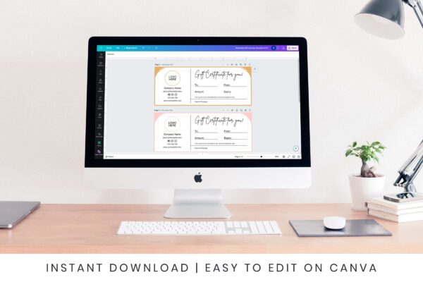 Minimalist Gift Voucher Template Feature Images 5 Minimal gift certificate template - image 6