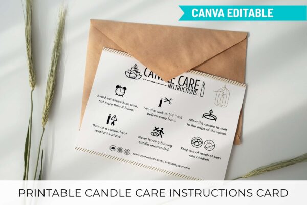 Printable Candle Care Instructions Card Cc 88 Feature Images 10 Printable candle care instructions card - image 11