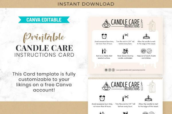 Printable Candle Care Instructions Card Cc 88 Feature Images 4 Printable candle care instructions card - image 5