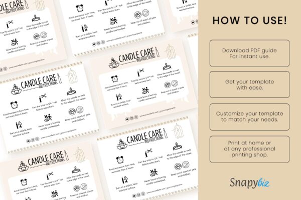 Printable Candle Care Instructions Card Cc 88 Feature Images 8 Printable candle care instructions card - image 9