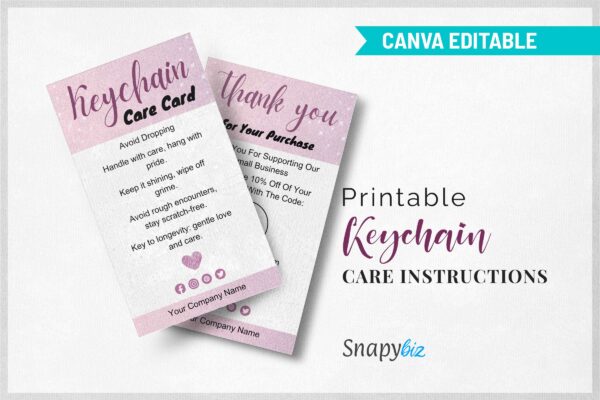 Printable Keychain Care Instructions Cc 43 Feature Images 10 Keychain care instructions - image 11