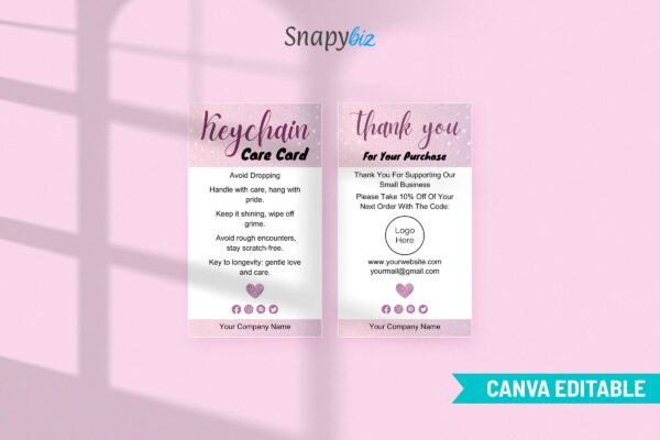Printable Keychain Care Instructions Cc 43 Feature Images 4 Keychain care instructions - image 5