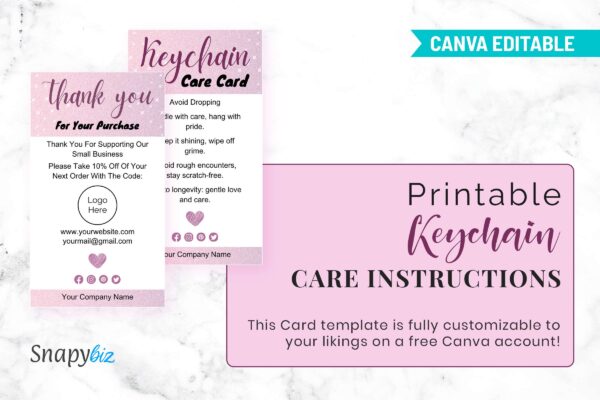 Printable Keychain Care Instructions Cc 43 Feature Images 5 Keychain care instructions - image 6