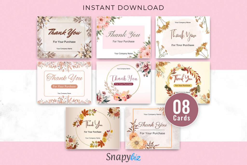 Thank You Cards Printable Canva Thank You Cards Printable Canva