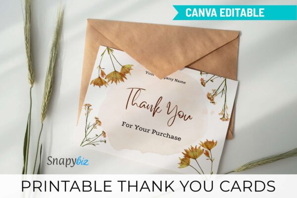 Printable Thank You Cards Feature Images 10 Thank you cards printable canva - image 11