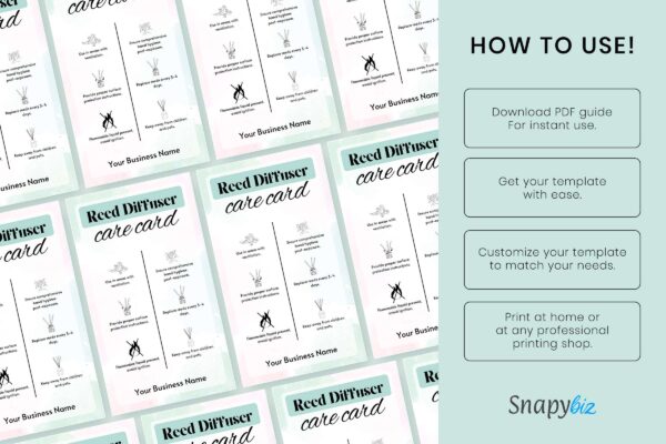 Reed Diffuser Business Care Card Editable Template Cc 55 Feature Images 8 Reed diffuser business care card editable template - image 9