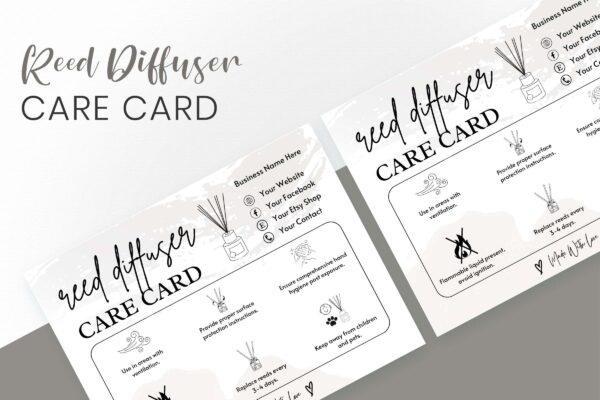 Reed Diffuser Care Card Canva Guide Cc 57 Feature Image 3 Reed diffuser care card canva guide - image 4