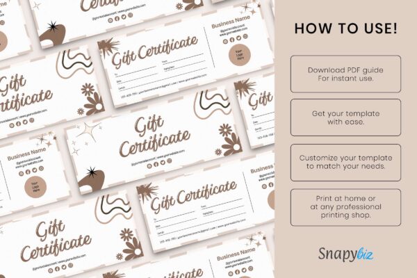 Retro Gift Certificate Template Feature Images 10 Retro gift certificate template - image 11