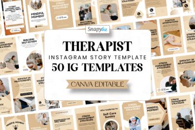 Therapist Instagram Story Templates