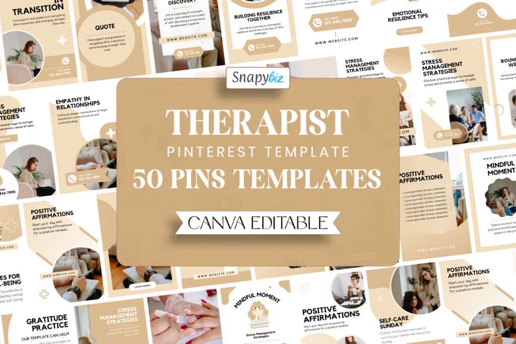 Therapist Social Media Designs