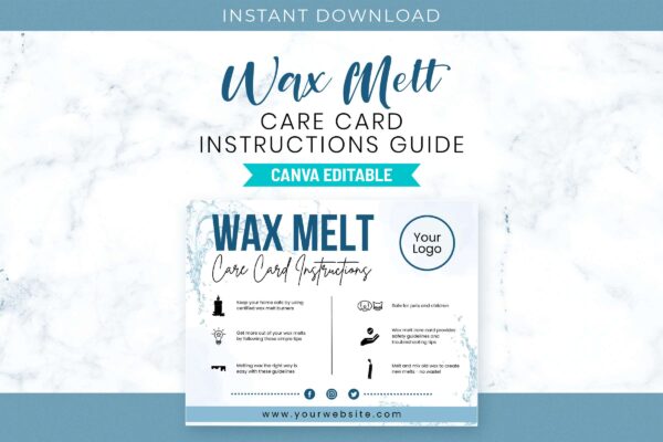 Wax Melt Care Card Instructions Guide Feature Images 1 Wax melt care card instructions guide - image 2