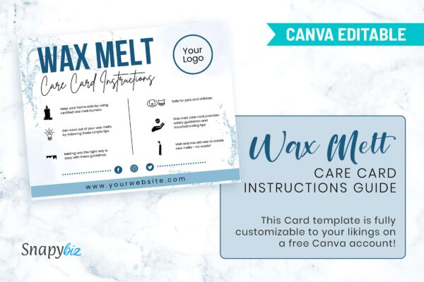 Wax Melt Care Card Instructions Guide Feature Images 5 Wax melt care card instructions guide - image 6