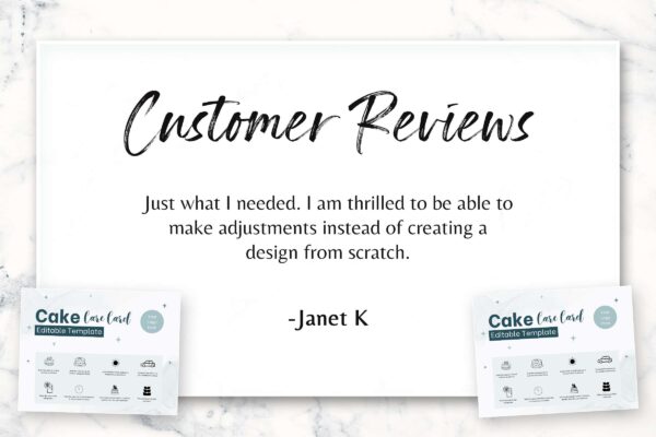 Cake Care Card Editable Template Feature Images 7 Cake care card editable template - image 8