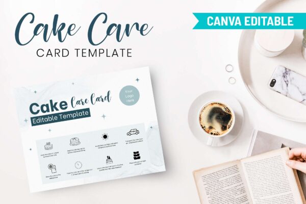 Cake Care Card Editable Template Feature Images 9 Cake care card editable template - image 10