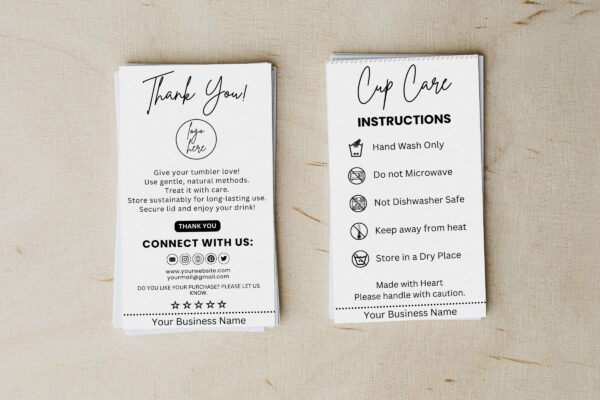 Cup Care Card Template Feature Images 3 Printable cupcake care card template - image 4
