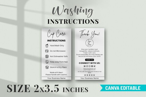 Cup Care Card Template Feature Images 4 Printable cupcake care card template - image 5