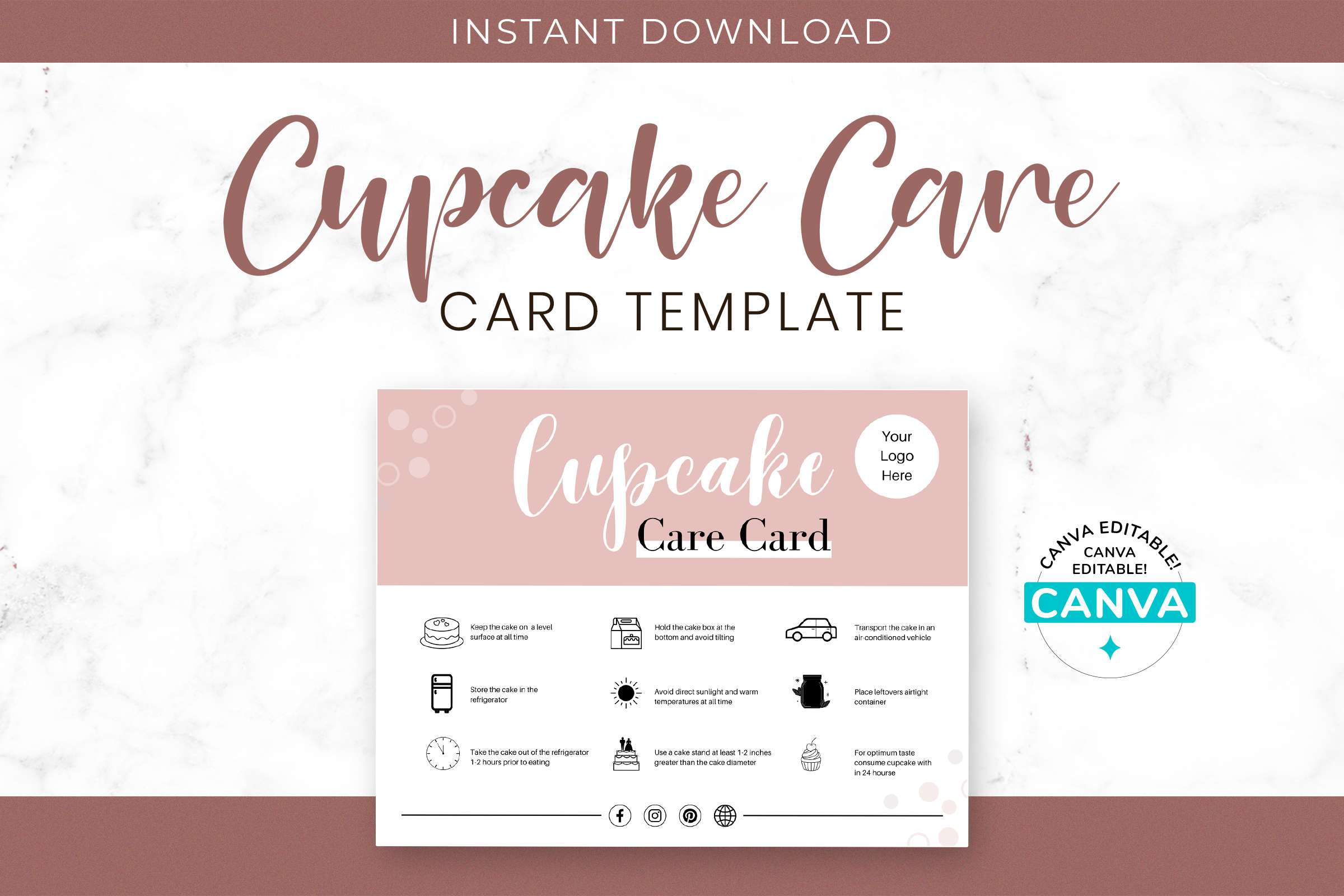 Cupcake Care Card Feature Images 1 Cupcake care card