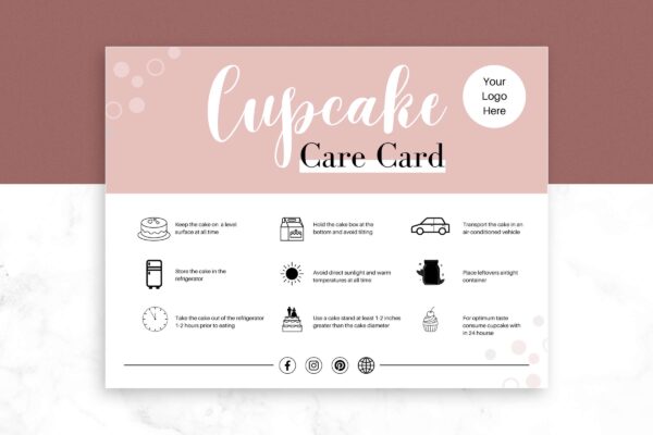 Cupcake Care Card Feature Images 2 Cupcake care card - image 3