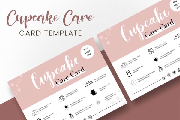 Cupcake Care Card Feature Images 3 Cupcake care card - image 4