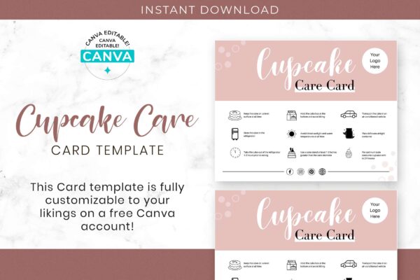 Cupcake Care Card Feature Images 4 Cupcake care card - image 5