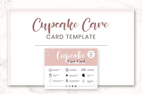 Cupcake Care Card Feature Images 6 Cupcake care card - image 7