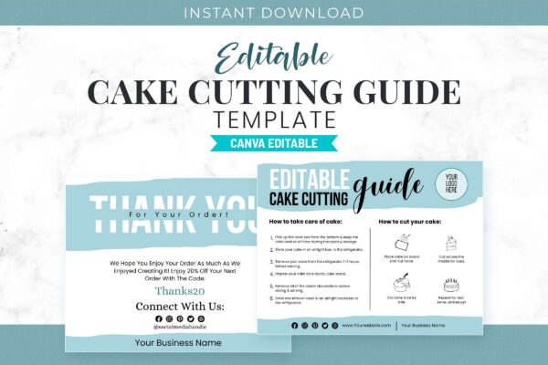 Editable Cake Cutting Guides Template Feature Images 1 Editable cake cutting guides template-feature images-1
