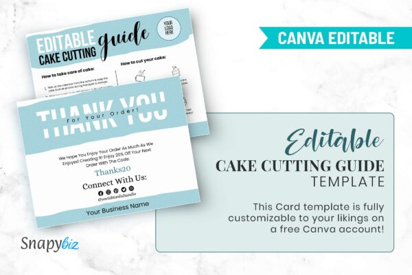 Editable Cake Cutting Guides Template Feature Images 5 Editable cake cutting guides template - image 9