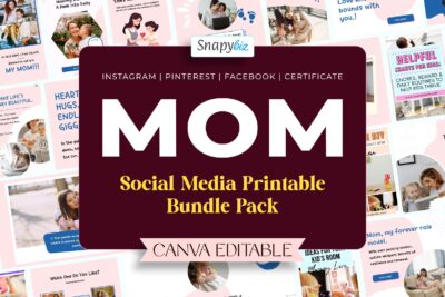 Mom Social Media Printable Bundle
