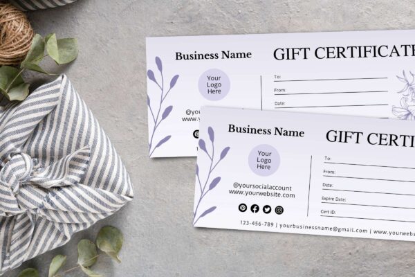 Personalized Gift Certificate Canva Editable Template 7 Personalized gift certificate canva editable template - image 8