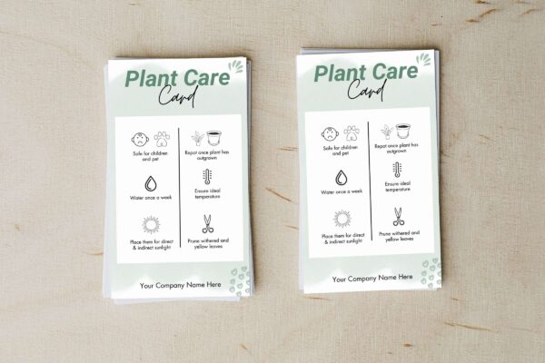 Plant Care Card Template Canva Feature Images 3 Plant care card template - image 4