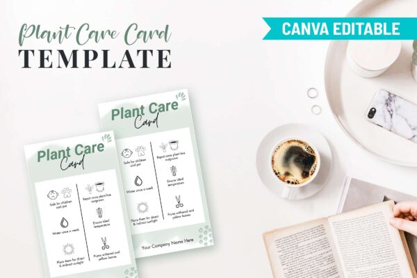 Plant Care Card Template Canva Feature Images 9 Plant care card template - image 10