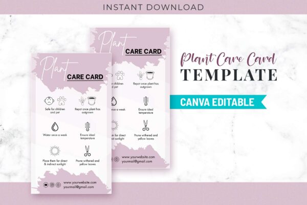 Plant Care Card Template Feature Images 1 Plant care card-template feature