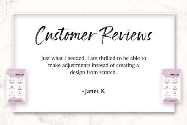 Plant Care Card Template Feature Images 7 Plant care instructions cards printable - image 8
