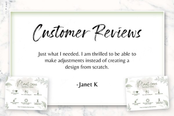 Editable plant care template - image 8