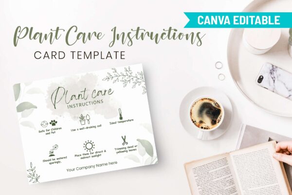 Editable plant care template - image 10
