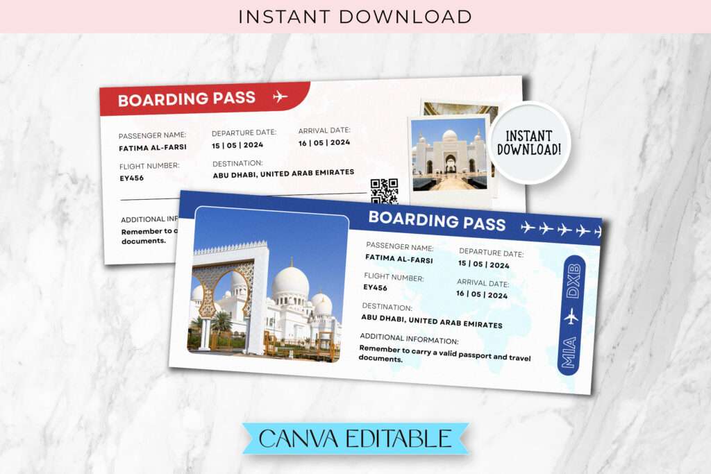 Abu Dhabi Trip Surprise Gift Ticket Abu Dhabi Trip Surprise Gift Ticket