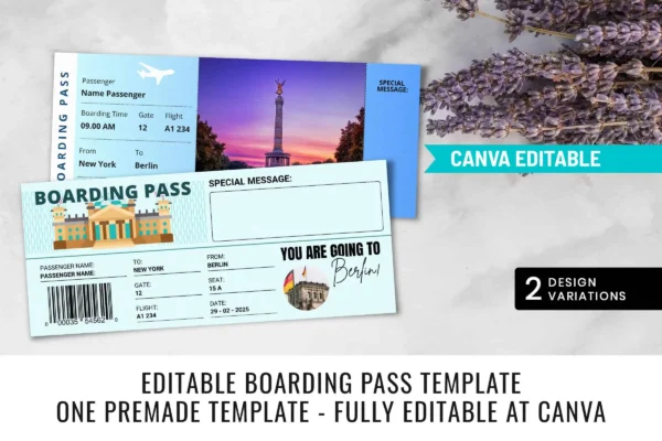 Berlin Boarding Pass Template Feature Images 5 Berlin trip surprise gift ticket template - image 7