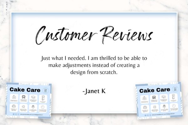 Cake Care Canvas Guide Template Feature Images 7 Printable cake care instruction guide - image 8